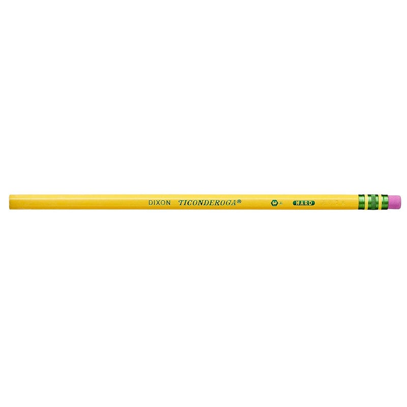 Ticonderoga Pencils, Wood-Cased #3 HB Hard/Fine (4) - Image 3